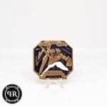 custom shell back challenge coin