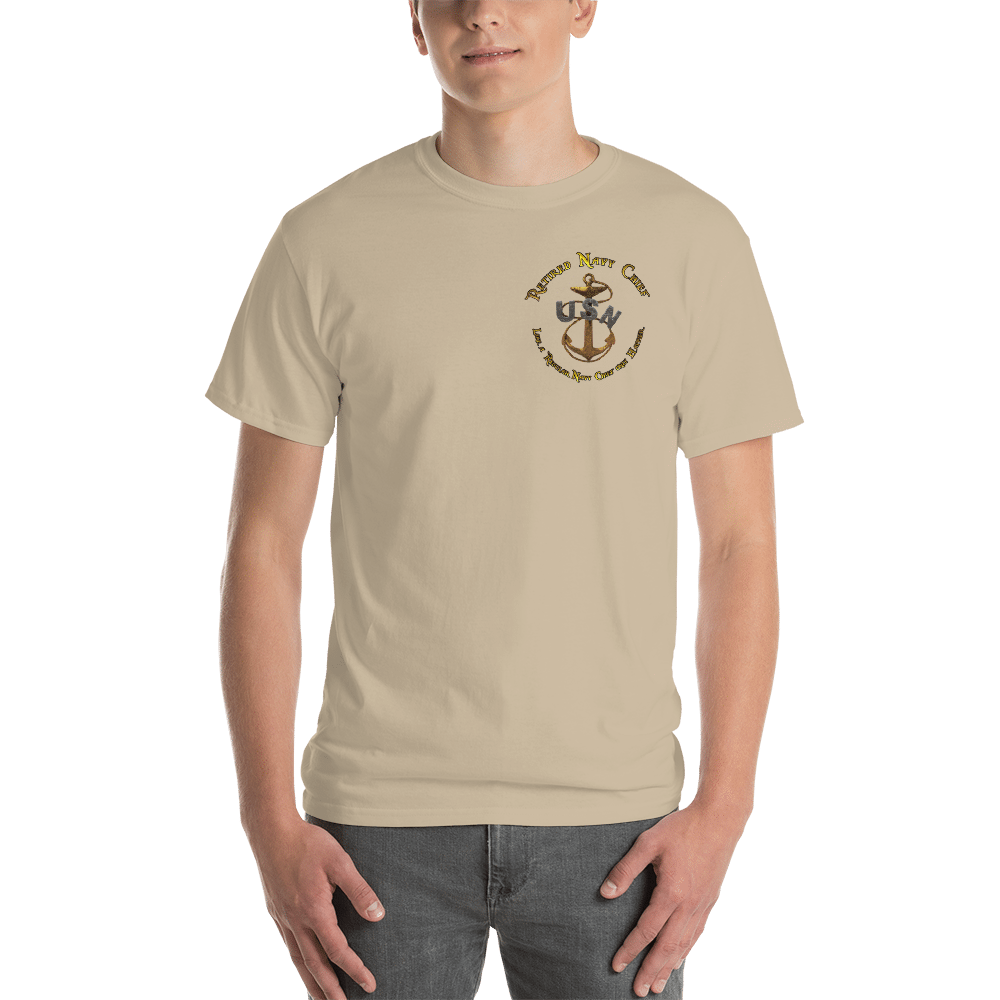 retired navy chiefs, navy chief, navy chief pride, navy chief apparel, custom navy chief shirt, navy chief flag shirt, dd-214, retired and loving it, cpo retired, cpo pride, cpo apparel, custom cpo apparel, cpo shirts, custom cpo shirts
