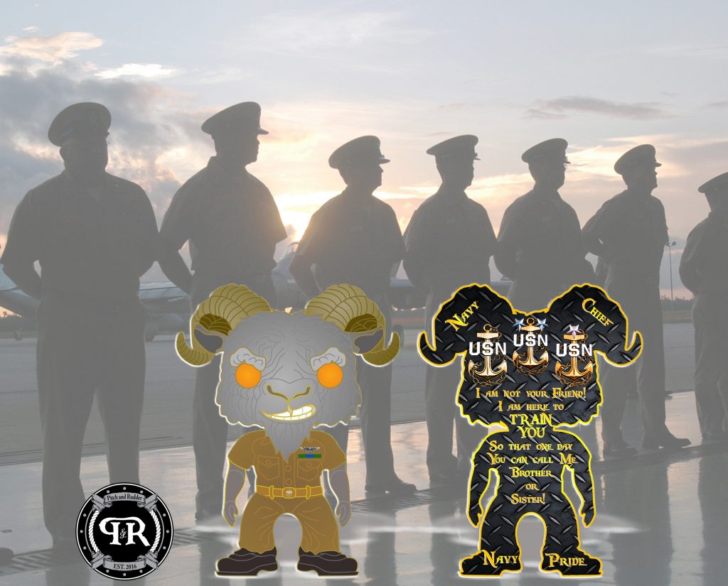 Navy Chief Challenge Coin, Coin POP