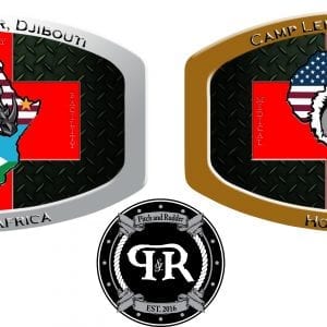 custom command belt buckle