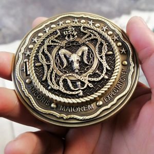 Challenge Coin | John Wick You Owe - Gold, No Custom Text