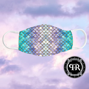 Custom US Navy Face Covering - Mermaid