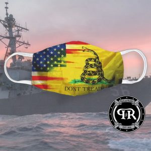 Custom US Navy Face Covering - Don't Tread on Me