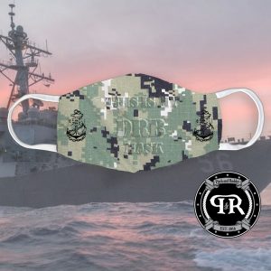 Custom US Navy Face Covering - Low Key DRB mask
