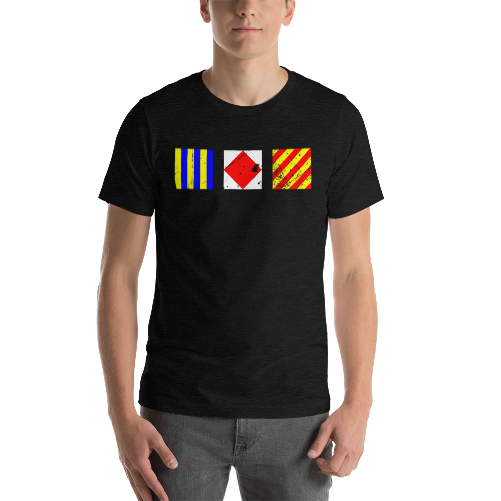 Nauatical flags shirt - Image 4