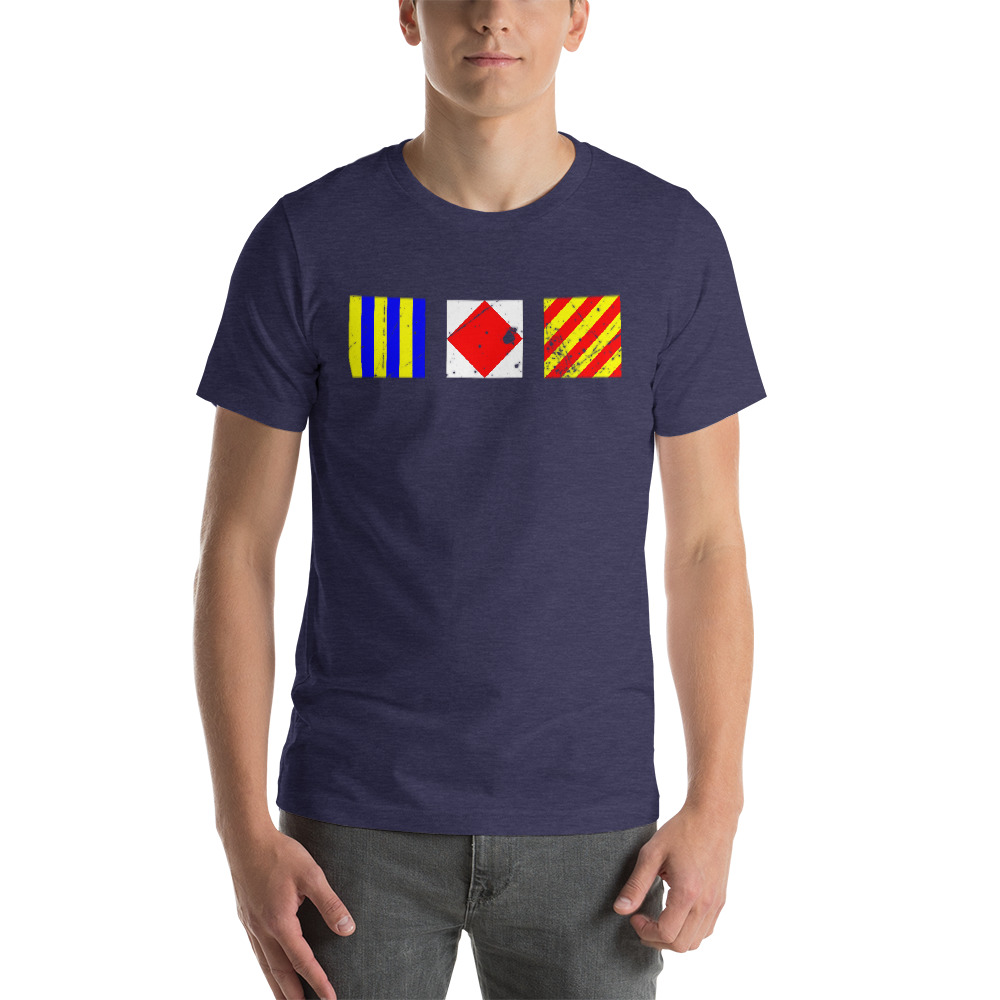 Nauatical flags shirt - Image 5