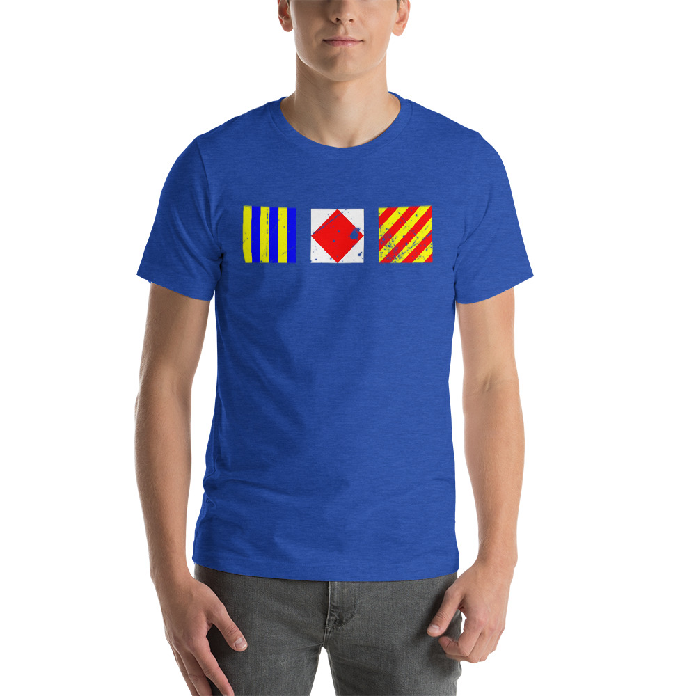 Nauatical flags shirt - Image 12