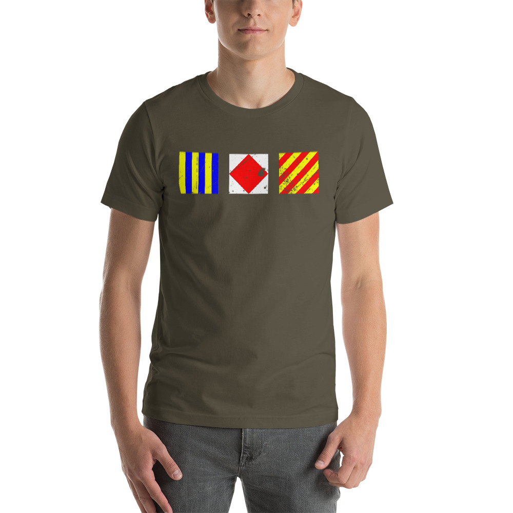 Nauatical flags shirt - Image 6