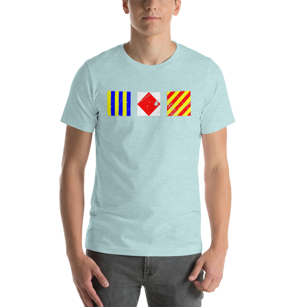Nauatical flags shirt - Image 9