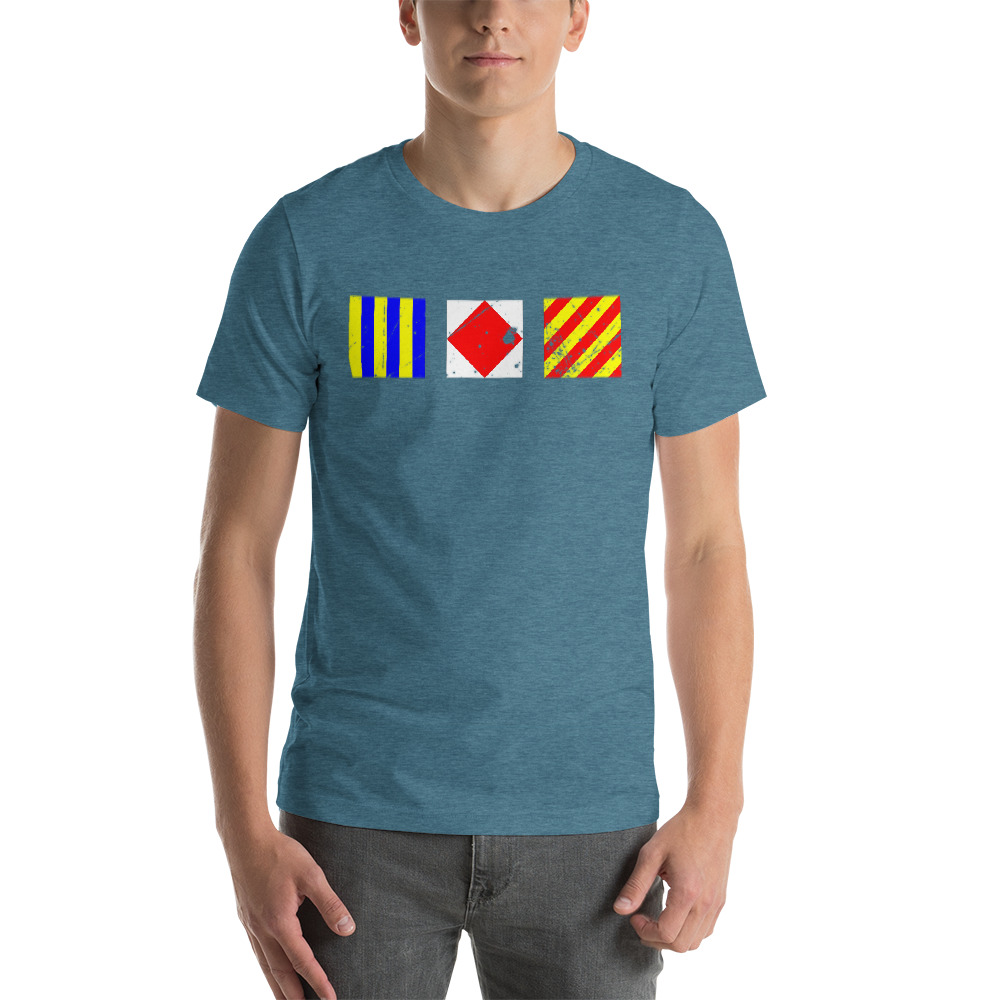 Nauatical flags shirt - Image 7