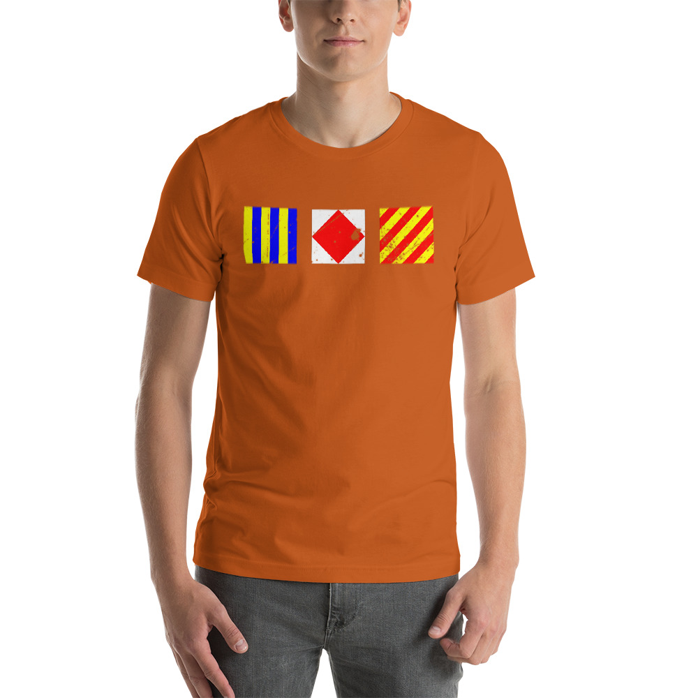 Nauatical flags shirt - Image 11