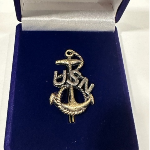 Navy Chief 1897 Replica Anchor Sewn On Cap Device