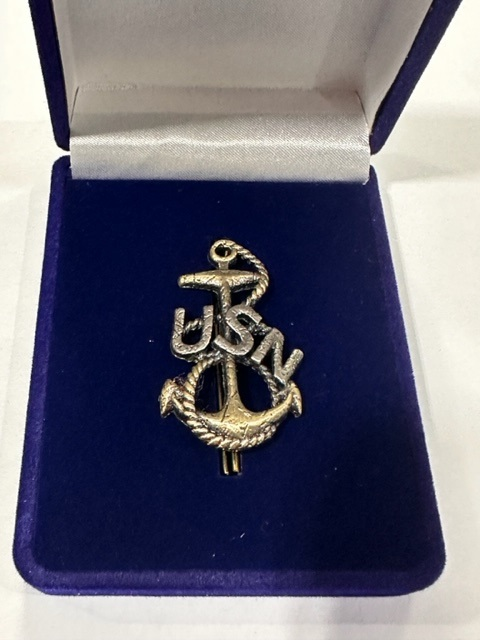 Navy Chief 1897 Replica Anchor Sewn On Cap Device