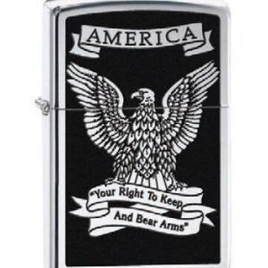 Zippo Lighter Keep and bear arms