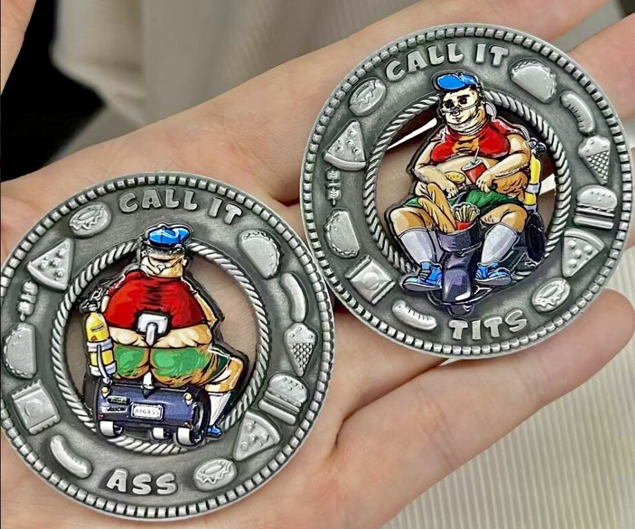 T and A, Heads I Win, Tails I Win Coin Parody - Image 3