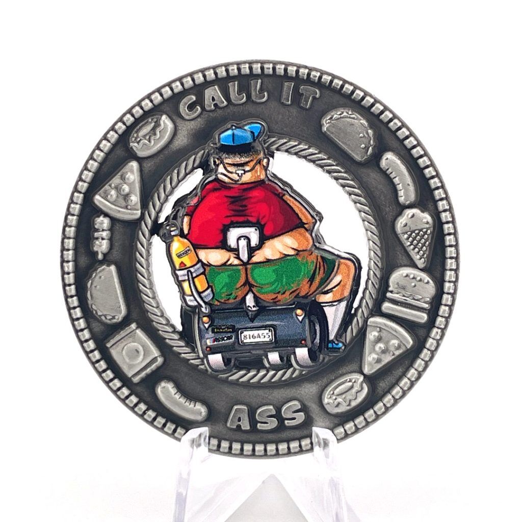 T and A, Heads I Win, Tails I Win Coin Parody - Image 2