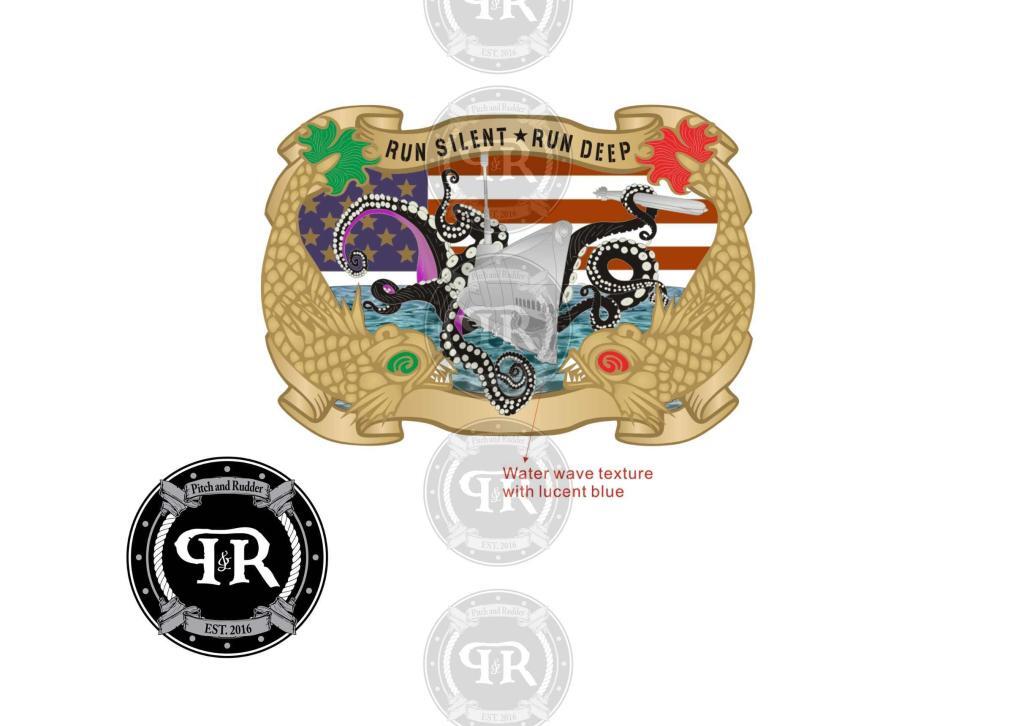 Submarine Warefare Gold buckle