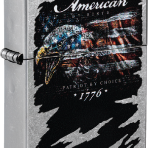ZIPPO Lighter Buck Wear Eagle Flag Design - 48633