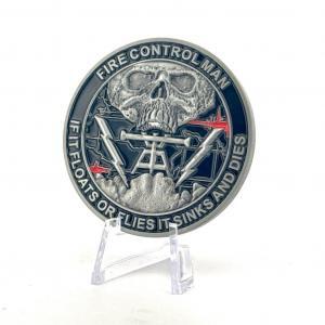 FC Custom Challenge Coin | Navy Custom Fire Controlmen Challenge Coin