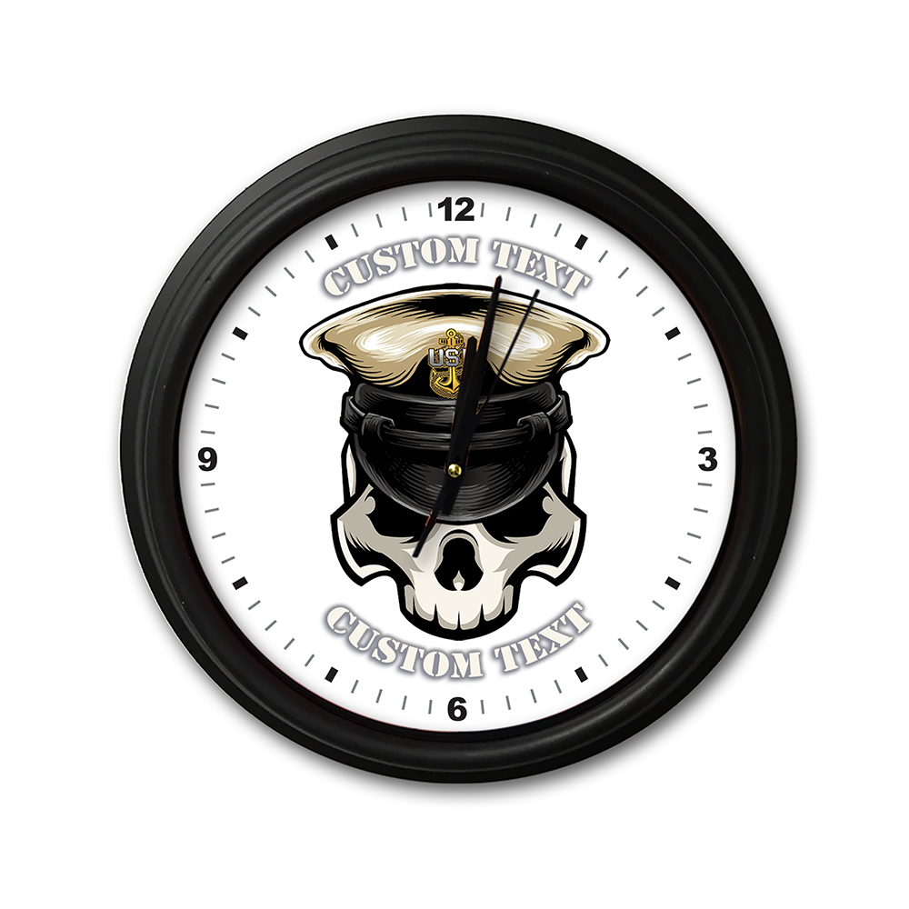 Custom Text Vintage Classic Clock